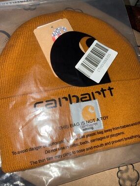 Carhartt Knit Beanie - Mustard Brown